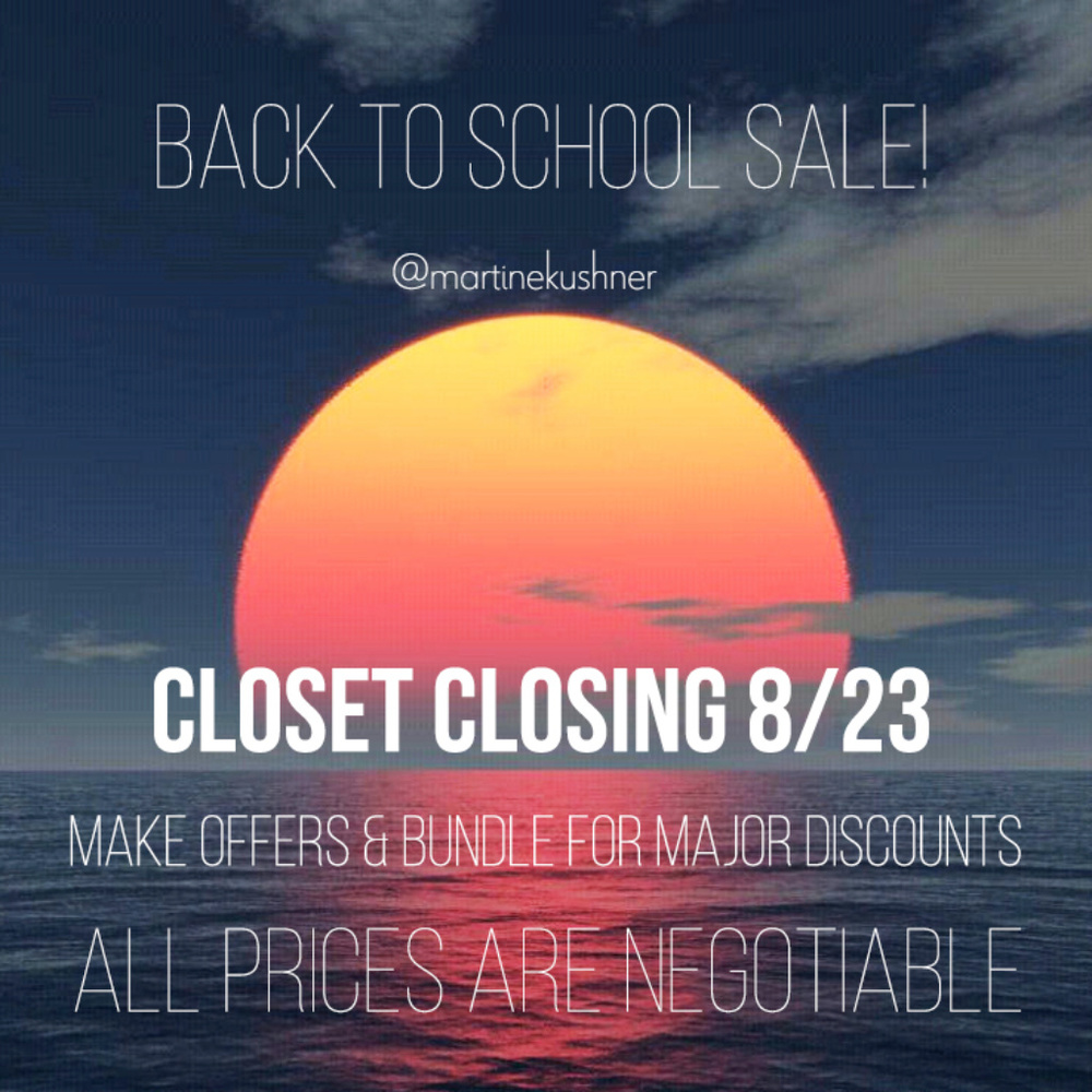 LAST CHANCE SALE! THIS WEEK ONLY